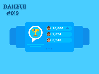 LEADERBOARD #019 challengeaccepted dailyui design dribbble ui ux uidesign