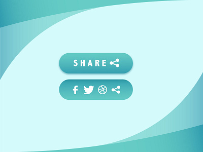 Daily UI 010 Social Share button button design dailyui dailyuichallenge design illustration illustrator share share button socialshare ui user interface user interface design ux vector