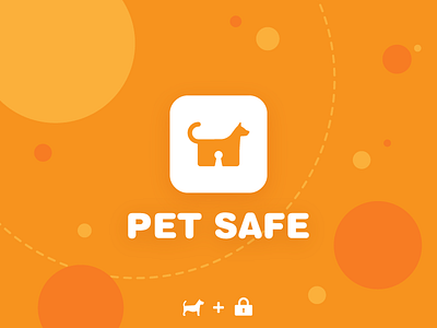 dog icon appicon dog doglogo icon illustration lock logo orange pet