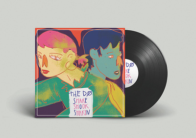 The DØ Vinyl Cover graphicdesign graphicdesigns illustration mockup music musician thedo vinyl vinyl cover vinyl record