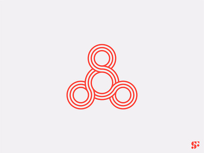 Logo-a-day // 09 abstract design abstract logo brand identity branding figure eight geometric logo logo logo concept logo design logo design branding logo for sale minimalist logo symbol