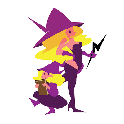 witch costume character doodle illustration vector witch