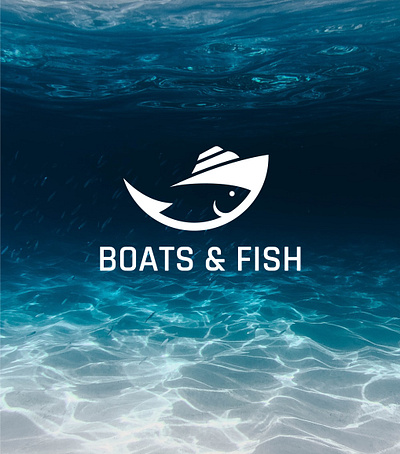 boats and fish ( unused) brand branding design desing icon illustration logo logo design logo design concept vector