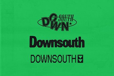 Downsouth Logo chicago dj dj logo logo mixtape music music design wordmark