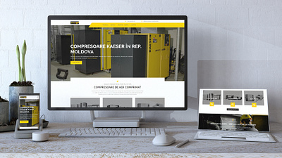 Industrial Machinery Website freelance industrial industry machinery moldova web design website design