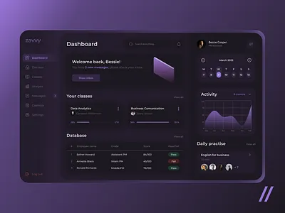 Employee Training Platform analytics animation business training dashboard database design education motion motion design progress skills development ui ui design uiux ux web web design
