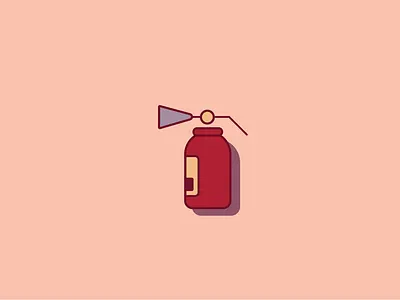 Extinguisher icon flat icon design icons vector
