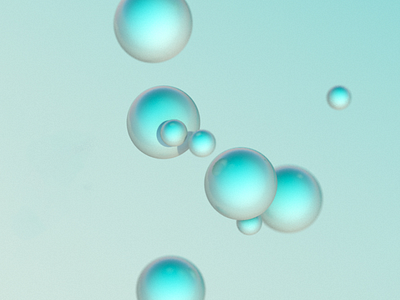 Playground - Bubbles 3d 3d animation 3d art arnold arnoldrender balls bubbles c4d digital art exploration float geometry illustration minimal shapes