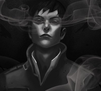 The outsider - Dishonored digital art digital artist fanart game game art