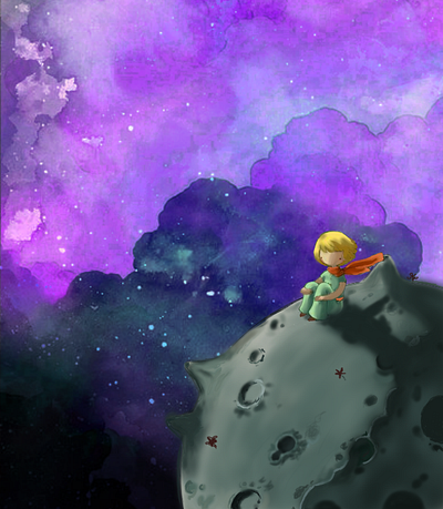 Le petit prince - fanart digital art digital artist illustration