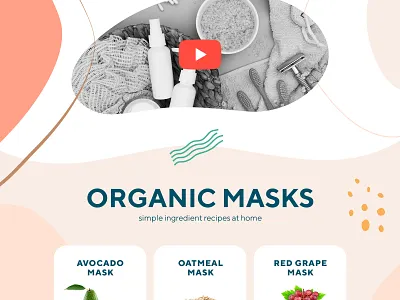 Site for a skin care company.