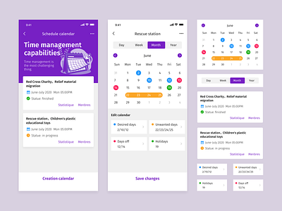 Schedule calendar app calendar calendar design calendar ui design flat ios mobile sketch ui