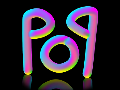 POP typo lettering graphic pop