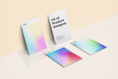 Business Cards business card design designer gradient gradient color graphic graphic design ui ui design ux ux design