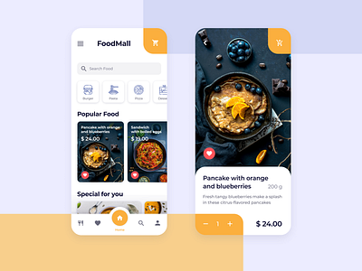 Food Delivery app clean delivery delivery app food food app mobile app mobile design ui ux