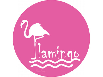 Flamingo bird bird logo branding design flamingo illustration illustrator logo pink pink logo