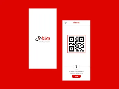 Bicycle sharing app app ui uiux ux