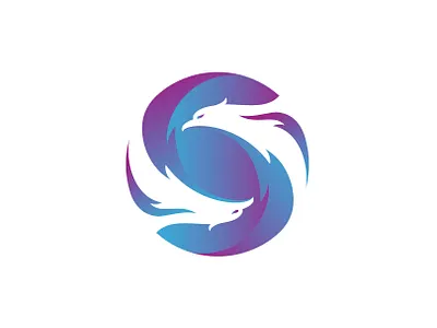 Eagle Logo animal bird character circle colorful creative eagles illustration logo modern predator strong