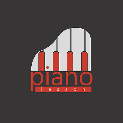 Piano Lesson sample logo branding design icon logo logo design logotype minimal musician piano piano game piano logo teacher ui ux web