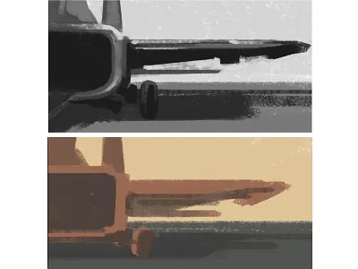 100 days of film-still sketch 057 （color) 100daychallenge filmstills sketch