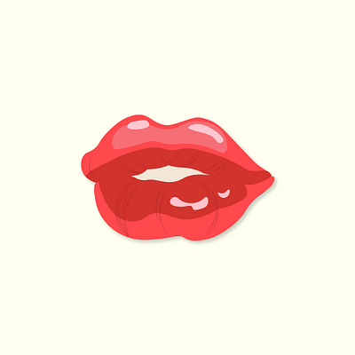 Cherry Lips design illustration vector