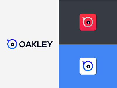 Oakley modern Logo ai app brandimple logo branding branding design design icon illustration logo modern oakley logo oakley logo typography vactor website website design