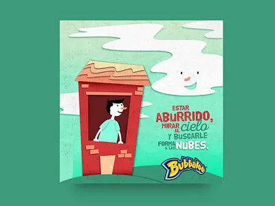 Bubbaloo Post - Social Media branding color palette illustration social media