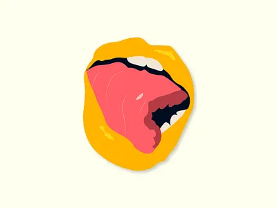 Mango Lips design illustration vector