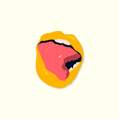 Mango Lips design illustration vector