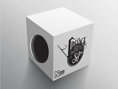 Vintage Safari Peeking Box 3d art concept design exhibition design logotype natural history script lettering vintage