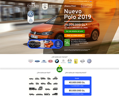 Credi-auto main car auto automobile car credit design ui uiux ux website