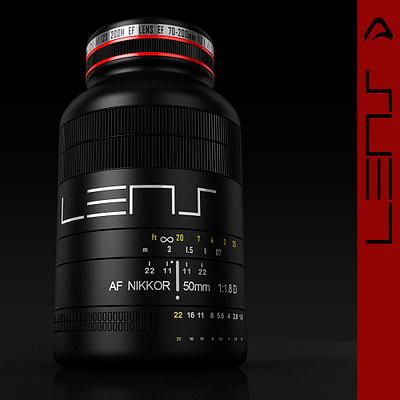 LENS DESIGN 3dimages design label logo mockups motion packaging sports supplements