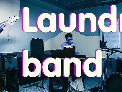 Laundry Band abstract ae aftereffects band basement bass digitalart drums ericfickes fickes jams keys korg markbass music music player musician musicman roto rotoscope