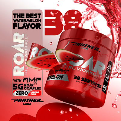 Pre-workout 3D mockup design 3dimages arquimediastudios design grafic inspiring label mockups motion packaging sports supplements