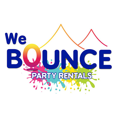 We BOUNCE Logo Design branding colorful fun design graphic design logo logodesign photoshop webounce