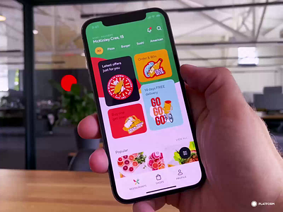 Food delivery app MVP after effects animation app branding company deliver design food illustration logo ui ux