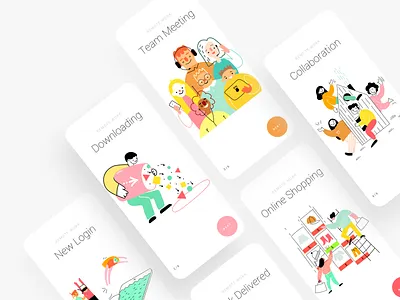 Remote Working app design application design brand identity branding branding design dribbble best shot illustration ios app ios app design mobile app mobile app design mobile ui project management project management tool remote work remote working typography vector work from home workfromhome