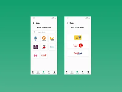 Bank App Concept For Ghana Millennials app banking ghana iphone mobile app ui ux
