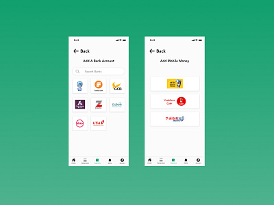 Bank App Concept For Ghana Millennials app banking ghana iphone mobile app ui ux