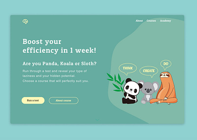 Are you Panda, Koala or Sloth?