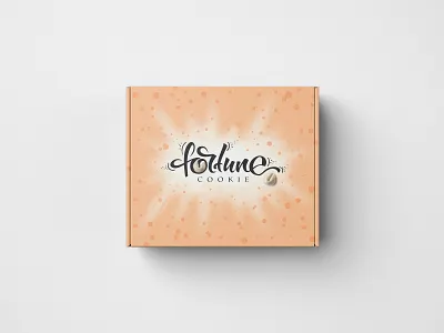 Fortune cookie brand calligraphy and lettering artist design grafic design graphic design graphicdesign lettering logo logo design logotype package package design packaging pakaging print product design