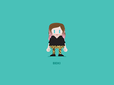 Beki illustration vector