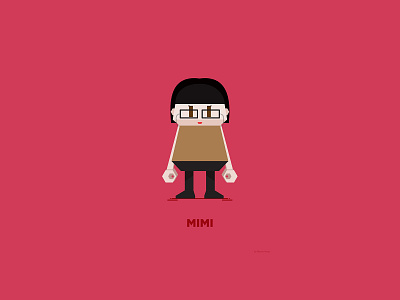 Mimi illustration vector