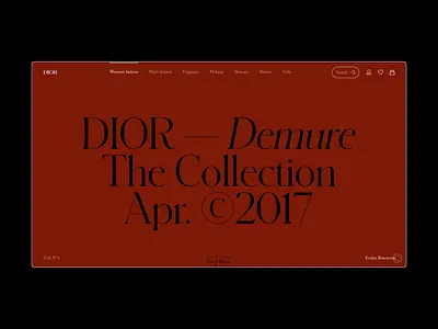 Demure, Dior - Art Direction art direction brand brand identity branding daily dark design fashion idk layout logo model serif snake type typography ui uidesign ux