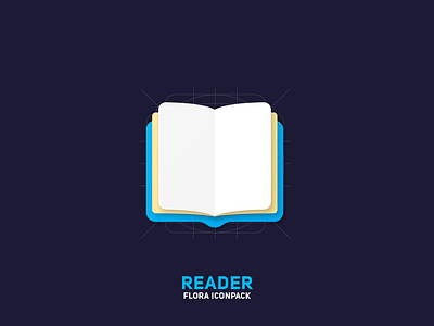 Book Material Icon : Flora IconPack android book creative design google material icon icons illustration logo material material design material icon material ui