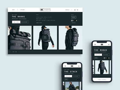 Design Concept: Mission Workshop backpack website clothing retailer design digital product digital product design ecommerce fashion graphic design online retailers product design retail san francisco typography ui ux web web design web design concept website website design