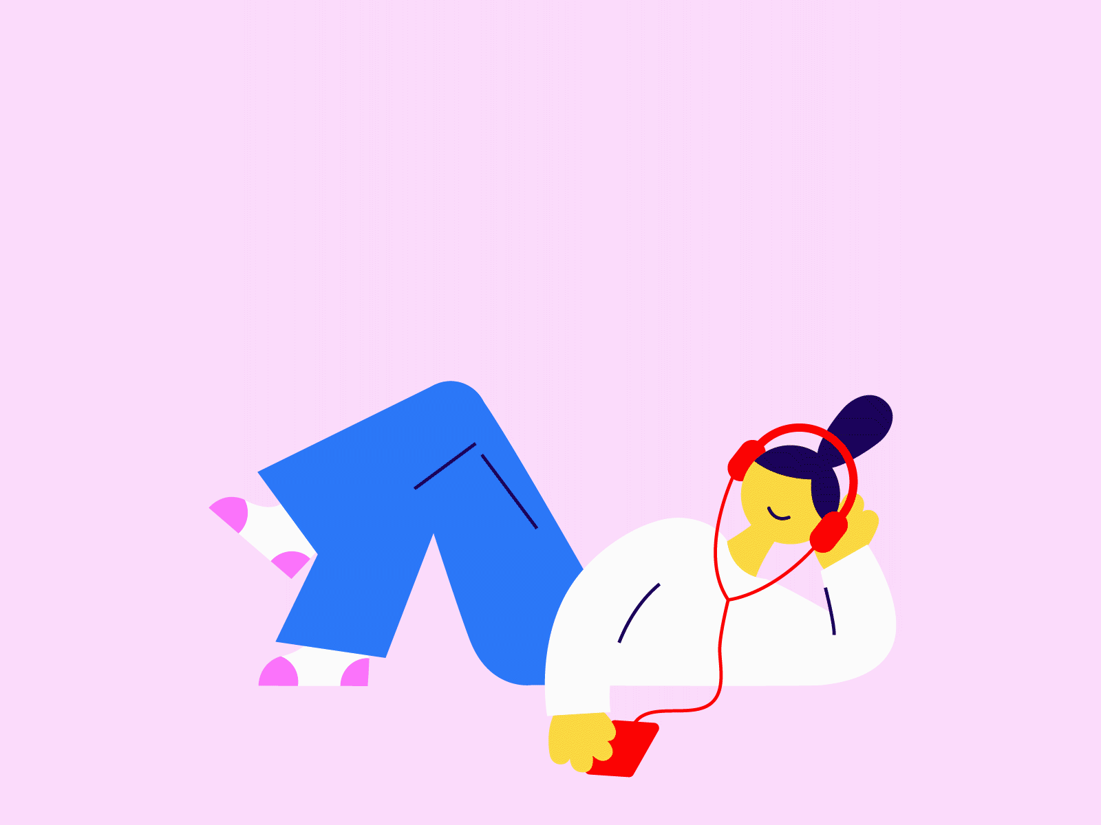 Jomo gif gif animation headphones