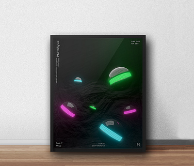 Design a Poster everyday - Day 69 blender blender 3d blender3d blender3dart everydaydesign everydayposter glowing portfolio poster poster a day poster art poster challenge poster collection poster creation poster design posters render rendering renders scifiart