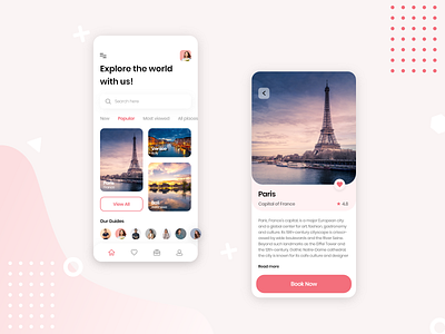 Travel agency app concept ui adobe adobe xd agency app app design apple application design designer tamplate travel travel agency travel app travel ui traveling travelling