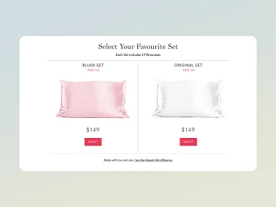 Shopify Store - Product Selection ecommerce product product page shopify ui ux web web design website